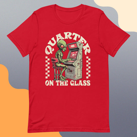 Quarter on the Glass Unisex t-shirt
